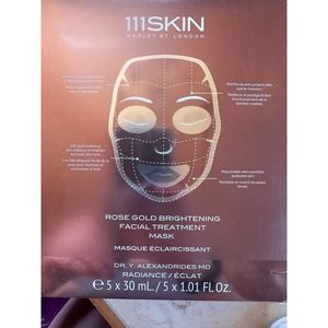 111 skincare rose gold brightening mask 5 count